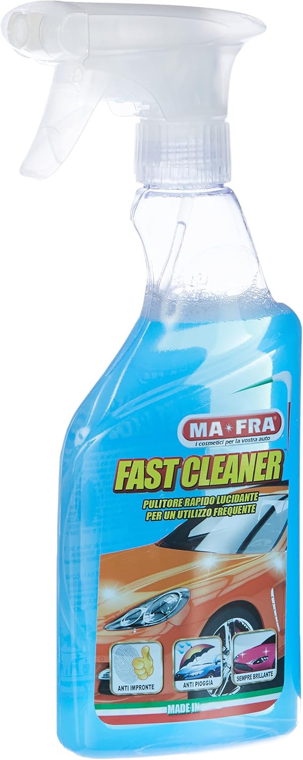 Mafra, Car Refinish Kit, Traitement décontaminant pour la carrosserie et le verre, les insectes et les résidus ferreux de toutes les surfaces extérieures, contient Fast Cleaner et Clay Bar Soft