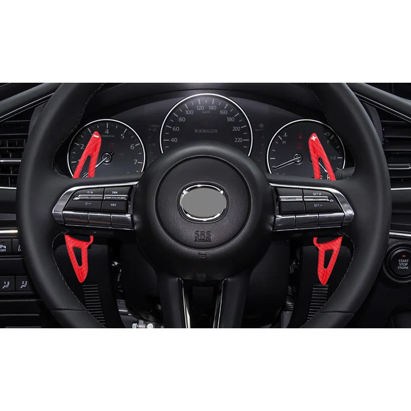 ABS steering wheel paddle extensions