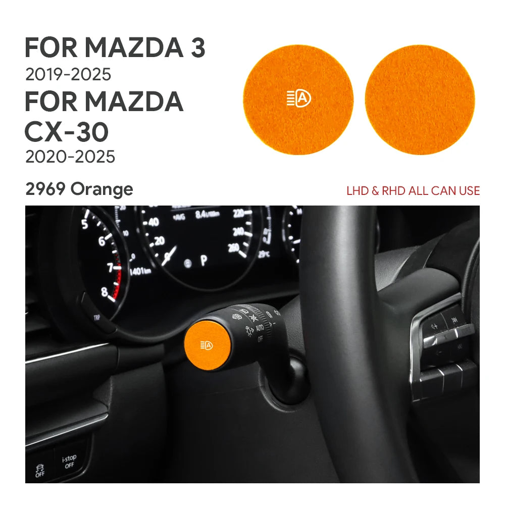 Suede wiper lever trim protection