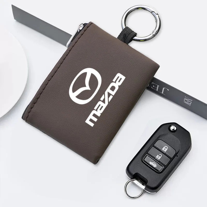 Compact leatherette key fob case – Mazda Edition