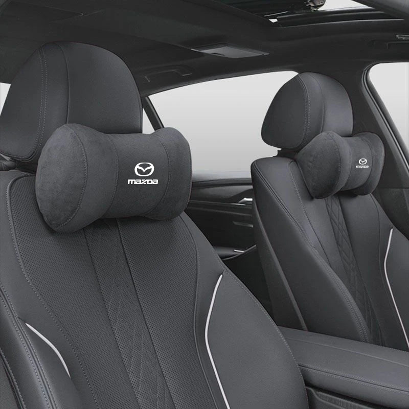 Suede Headrest Cushion – Mazda Edition