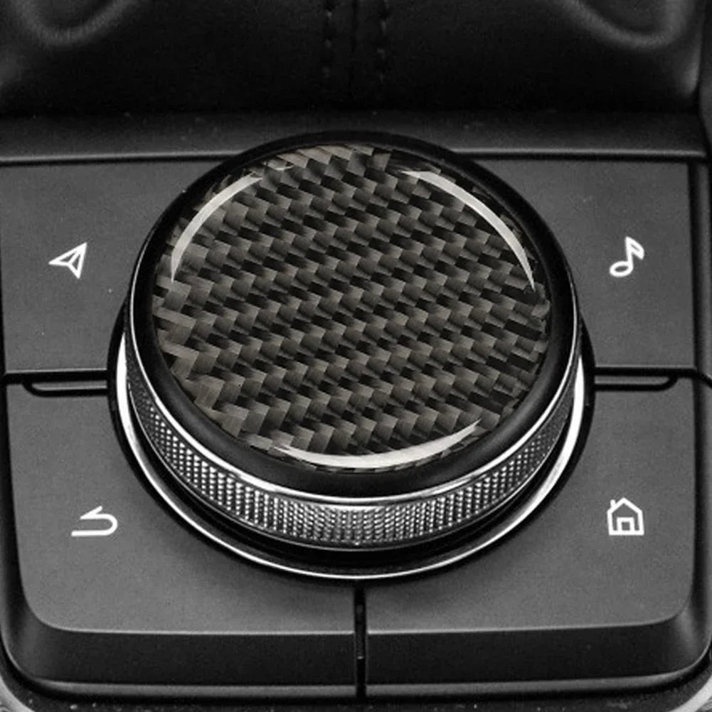 Carbon finish volume button cover