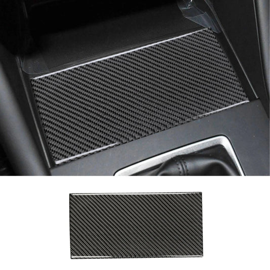 Carbon effect decorative sticker for central cup holder