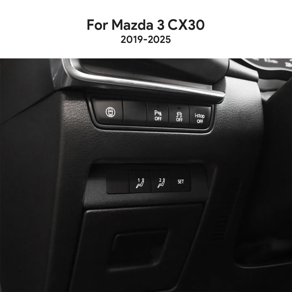 Suede seat memory adjustment panel trim protection