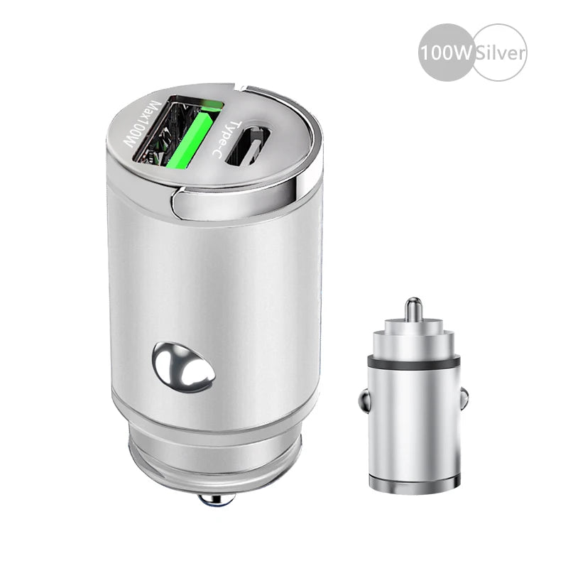Ultra-compact cigarette lighter charger