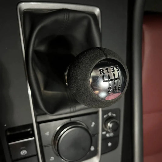 6 Speed Suede Gear Knob