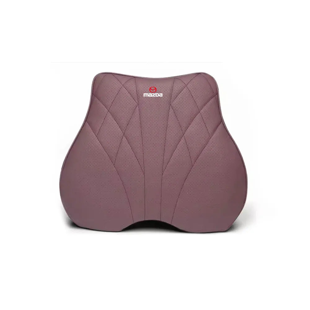 Coussin d'Assise, Appui-Tête & Soutien Lombaire en Cuir Nappa & Mousse à Mémoire