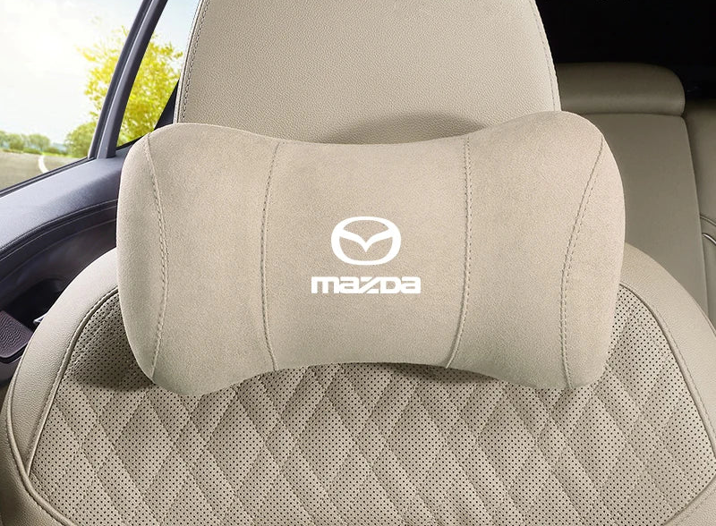 Suede Headrest Cushion – Mazda Edition