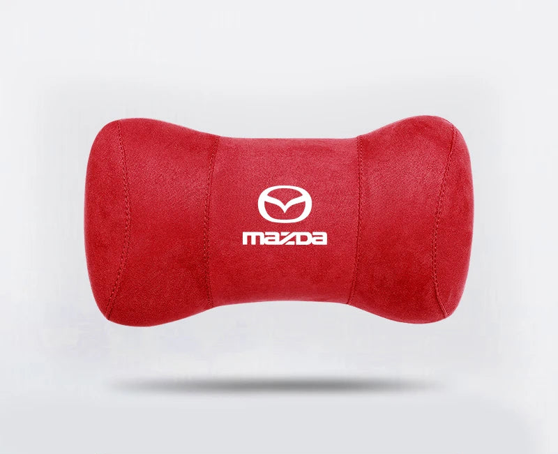 Suede Headrest Cushion – Mazda Edition