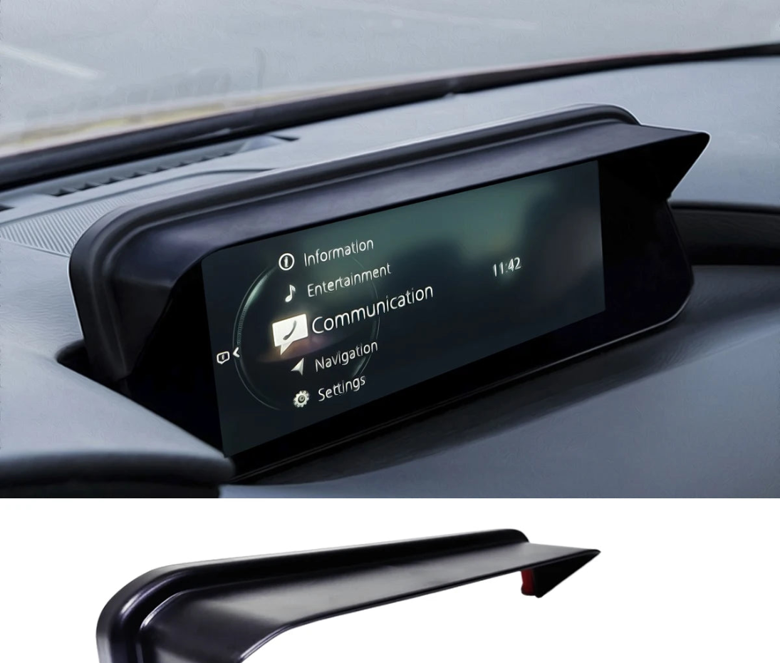 GPS screen sun visor