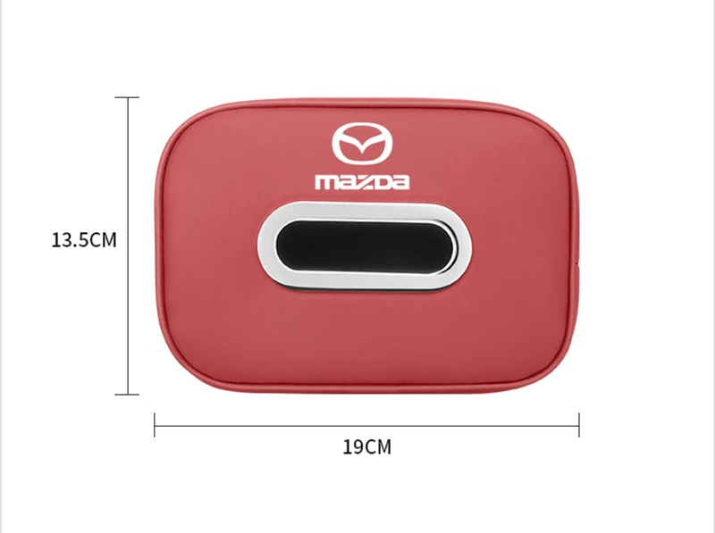 Leatherette Tissue Box - Mazda Edition