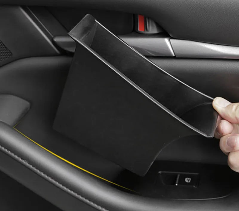 Interior storage boxes front/rear compartments for doors & armrest