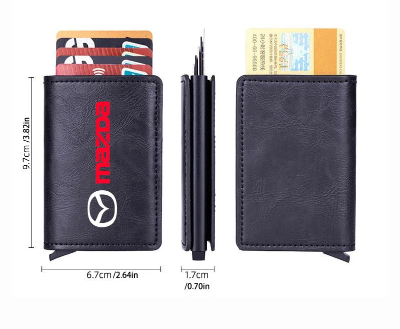 Leatherette RFID Card Holder - Mazda Edition