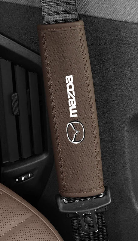 Soft Leatherette Seat Belt Pad – Mazda Edition