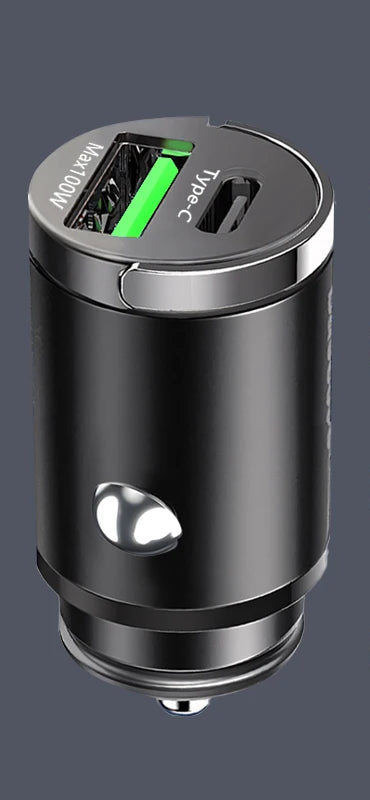Ultra-compact cigarette lighter charger
