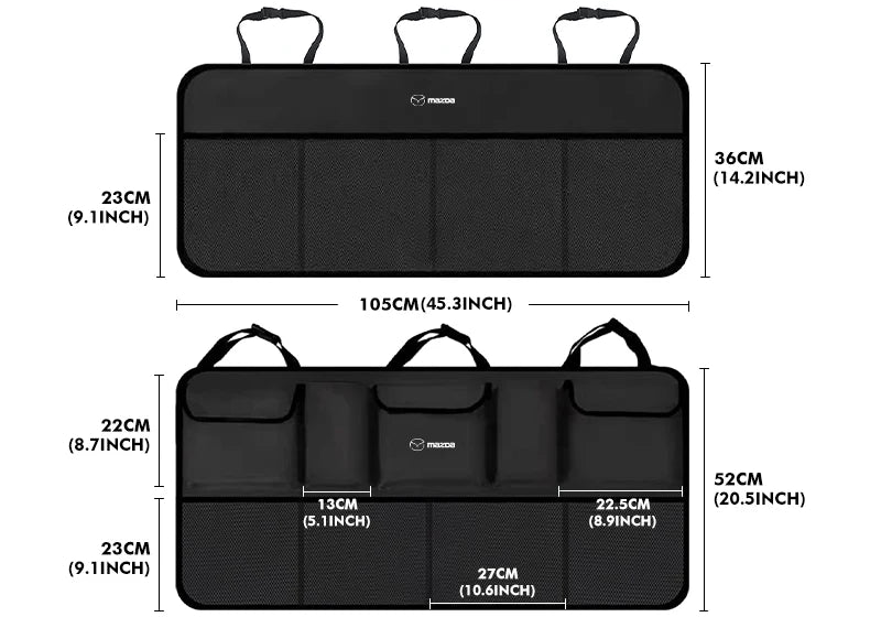 Hanging Trunk Storage Bag - Mazda Edition