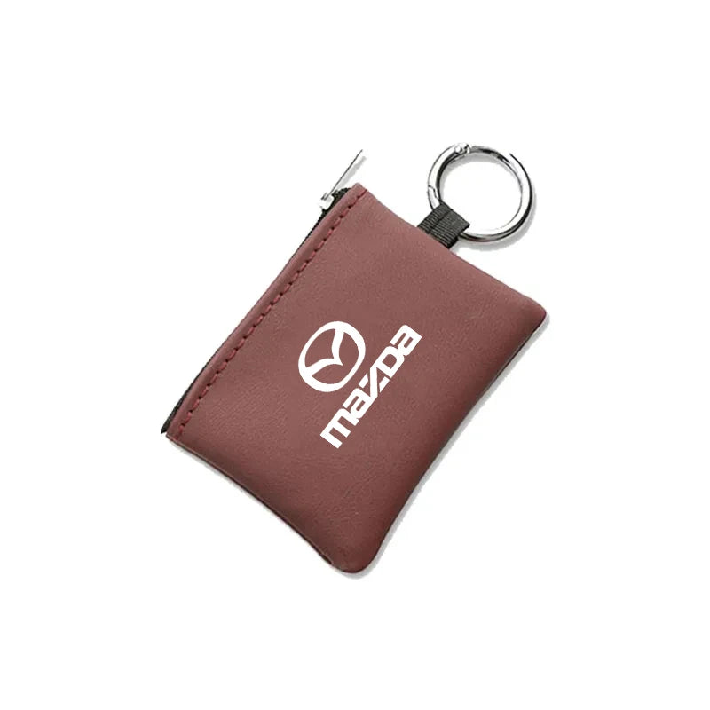 Compact leatherette key fob case – Mazda Edition