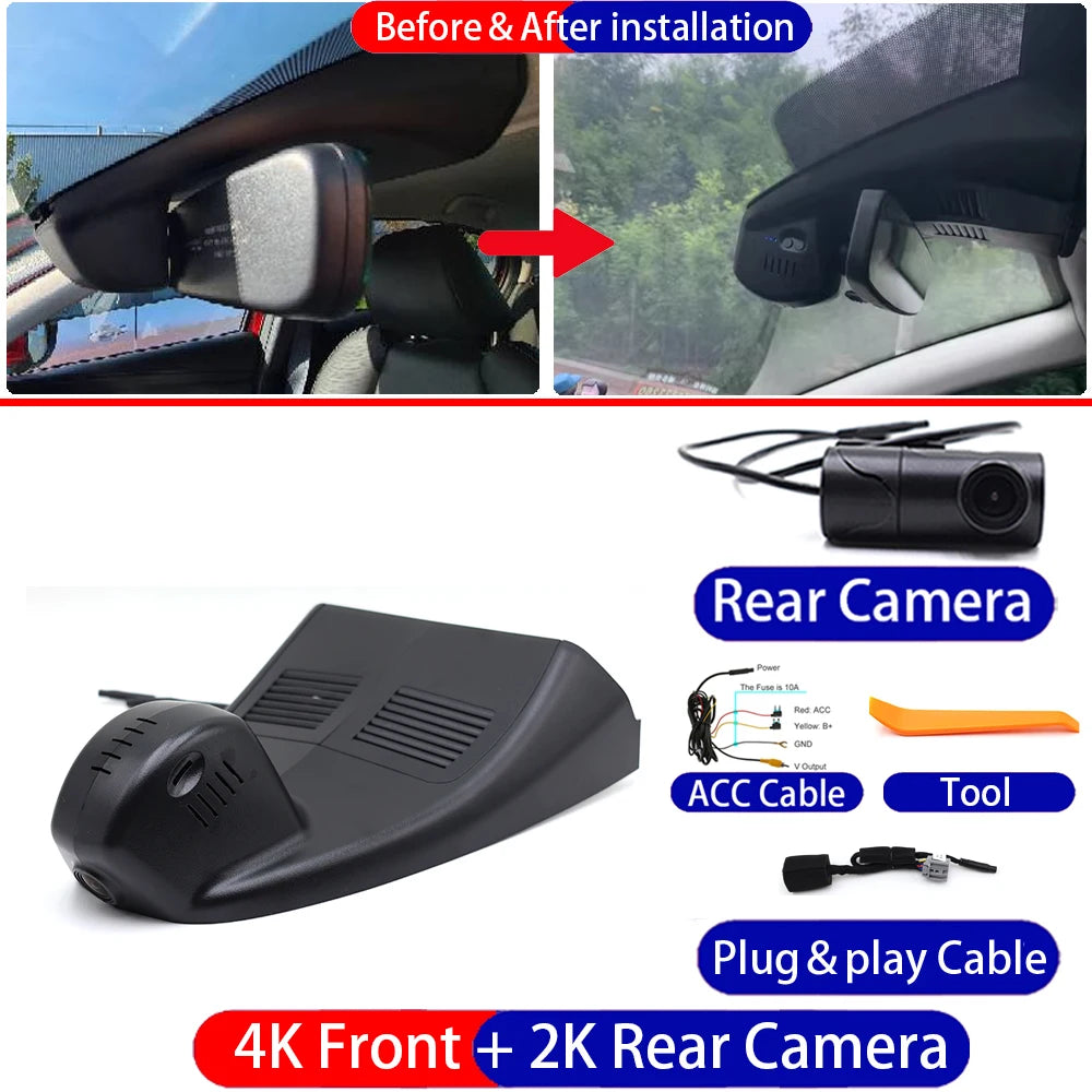 Dashcam 4K Intégrée Type Origine WiFi – Mazda 3 BP