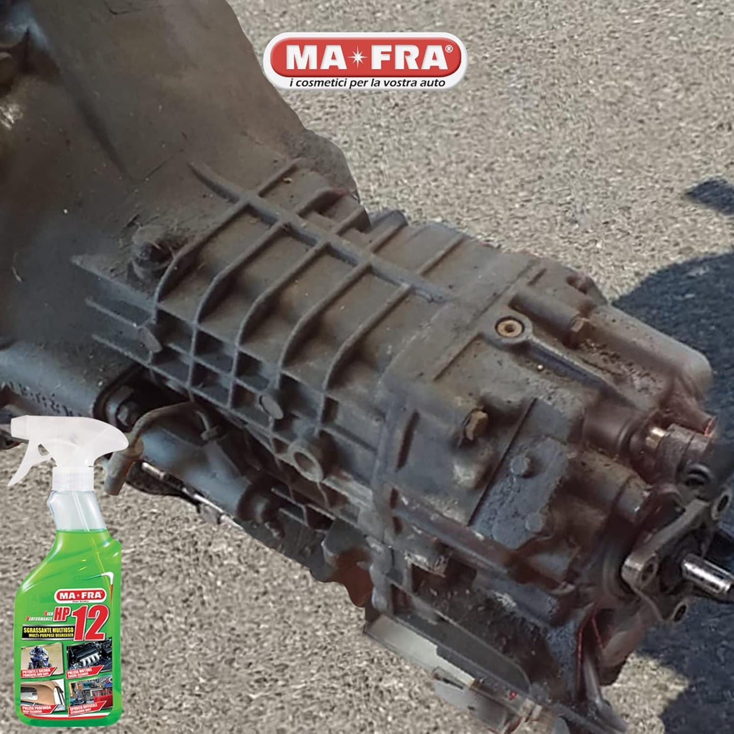 Mafra, HP12, Dégraisseur Universel Multi Usage avec Formule Active, pour Toutes Les Surfaces, Puissant et Sûr sur Les Parties Traitées, Format 500ml