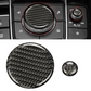 Carbon finish volume button cover
