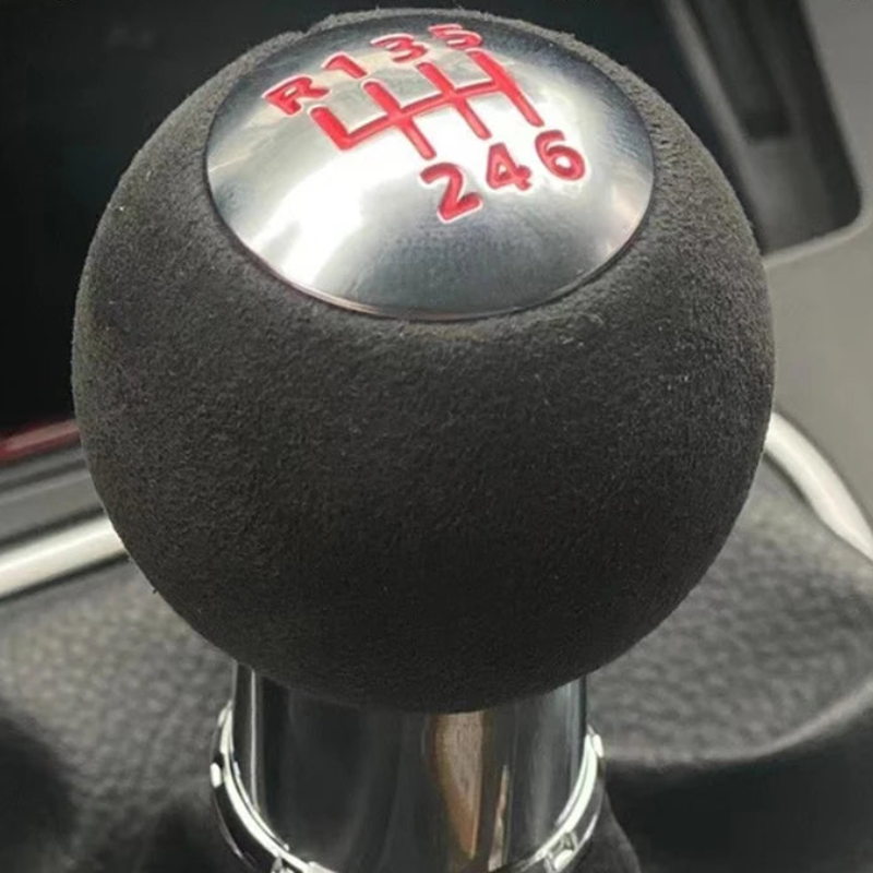 6 Speed ​​Suede Gear Knob