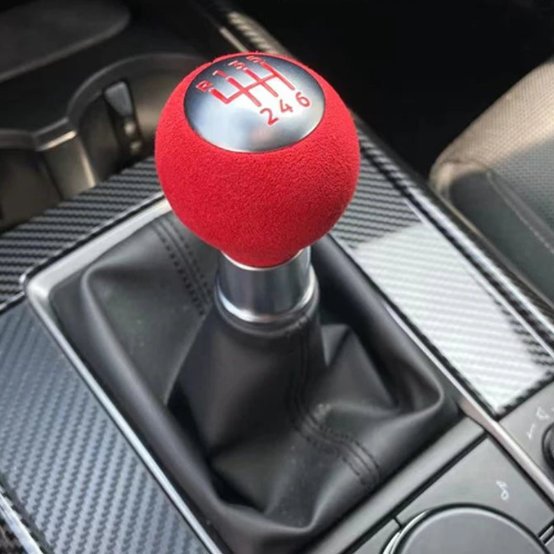 6 Speed ​​Suede Gear Knob