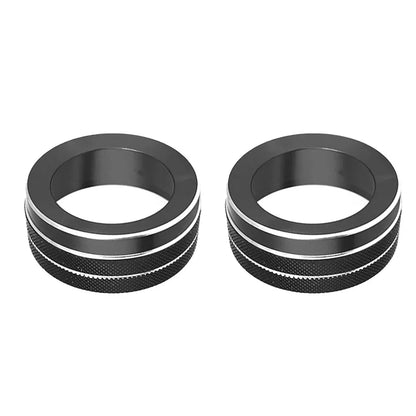Anneaux décoratifs multicolores boutons climatisation Mazda 3 CX-30 aluminium - Mazdrive