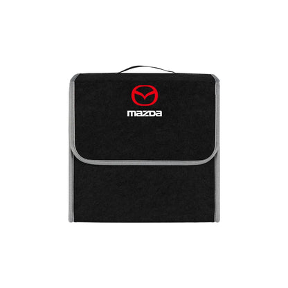 Boîte rangement coffre pliable feutrine noir logo Mazda MS édition premium - Mazdrive