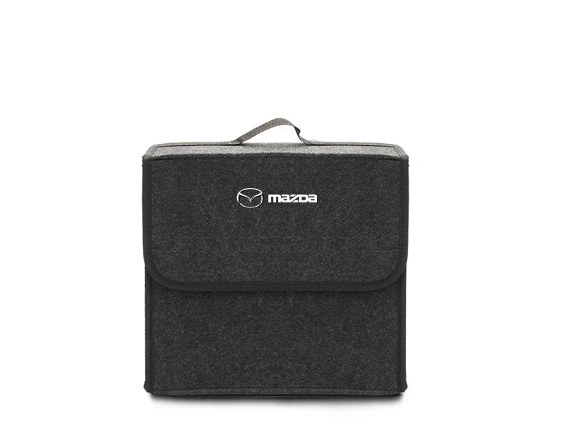 Boîte rangement pliable coffre noir gris bords Mazda édition compacte multi-usage - Mazdrive