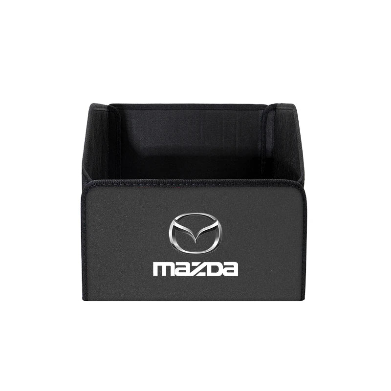 Boîte rangement pliable coffre noir logo Mazda tous modèles organisateur coffre - Mazdrive