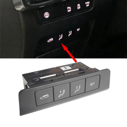 Bouton ouverture coffre intérieur OEM rouge noir compatible Mazda 3 2019-2026 - Mazdrive
