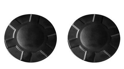 Cache-poussière décoratif vis amortisseur rouge noir Mazda 3 CX-30 kit 4 pièces - Mazdrive