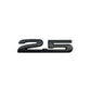Emblèmes 3D en métal AWD, 2.0, 2.5 et MS pour Mazda – 2.5 Noir