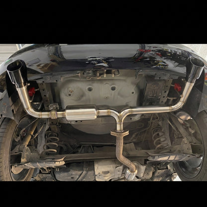 Ligne d'échappement sur mesure Mazda 3 BP – vue 1