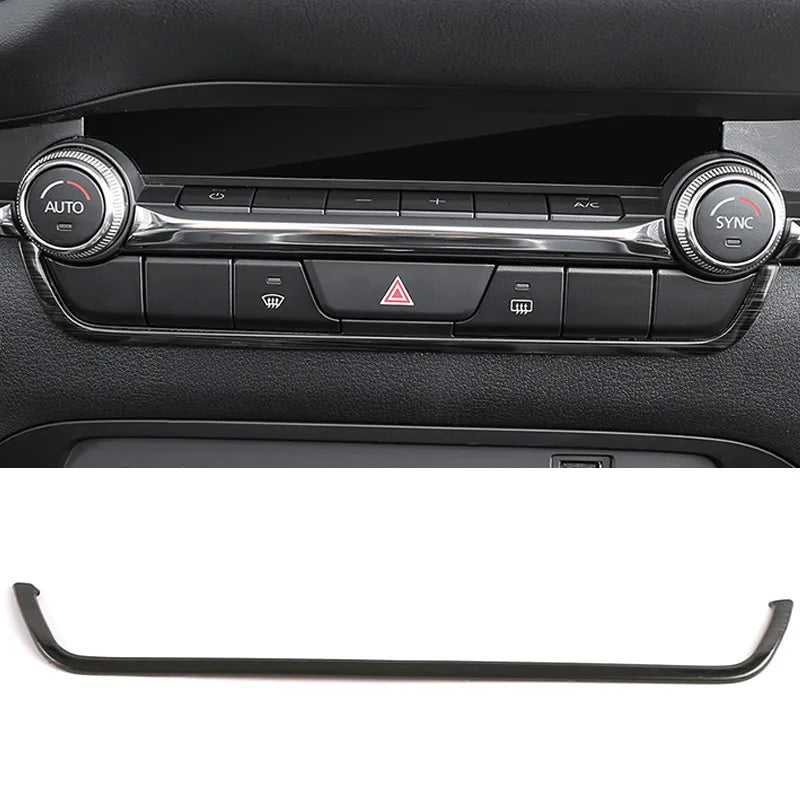 Baguette de Console Centrale Inox avec Contour USB – Mazda 3 BP