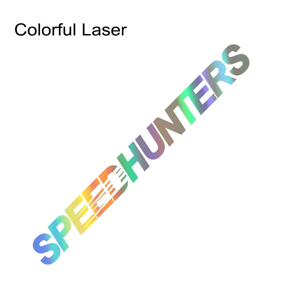 Various Sizes Speed ​​Hunters Graphics Car Vinyl Stickers Waterproof Racing Body Truck Bumper Rear Window Decal Tuning Accessories