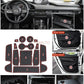 Door Slot Mat for Mazda3 2020 Gate Groove Cushion Car Door Rubber Cup Holder Mats Anti-slip Carpets Position
