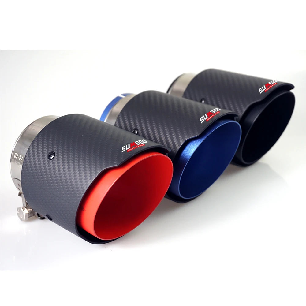 1 Piece Carbon Exhaust Tips for Mazda CX-5 cx-4 cx-3 Mazda Axela Mazda ATENZA Pipe Modified Decorative Tailtip