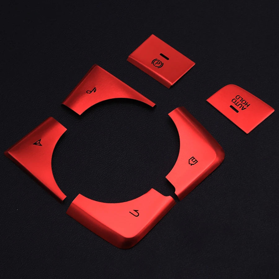 Caches de Boutons Frein à Main, Auto Hold & Multimédia en Aluminium – Mazda 3 BP & CX-30