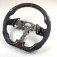 Volant custom en fibre de carbone avec affichage LED – Mazda – photo 3