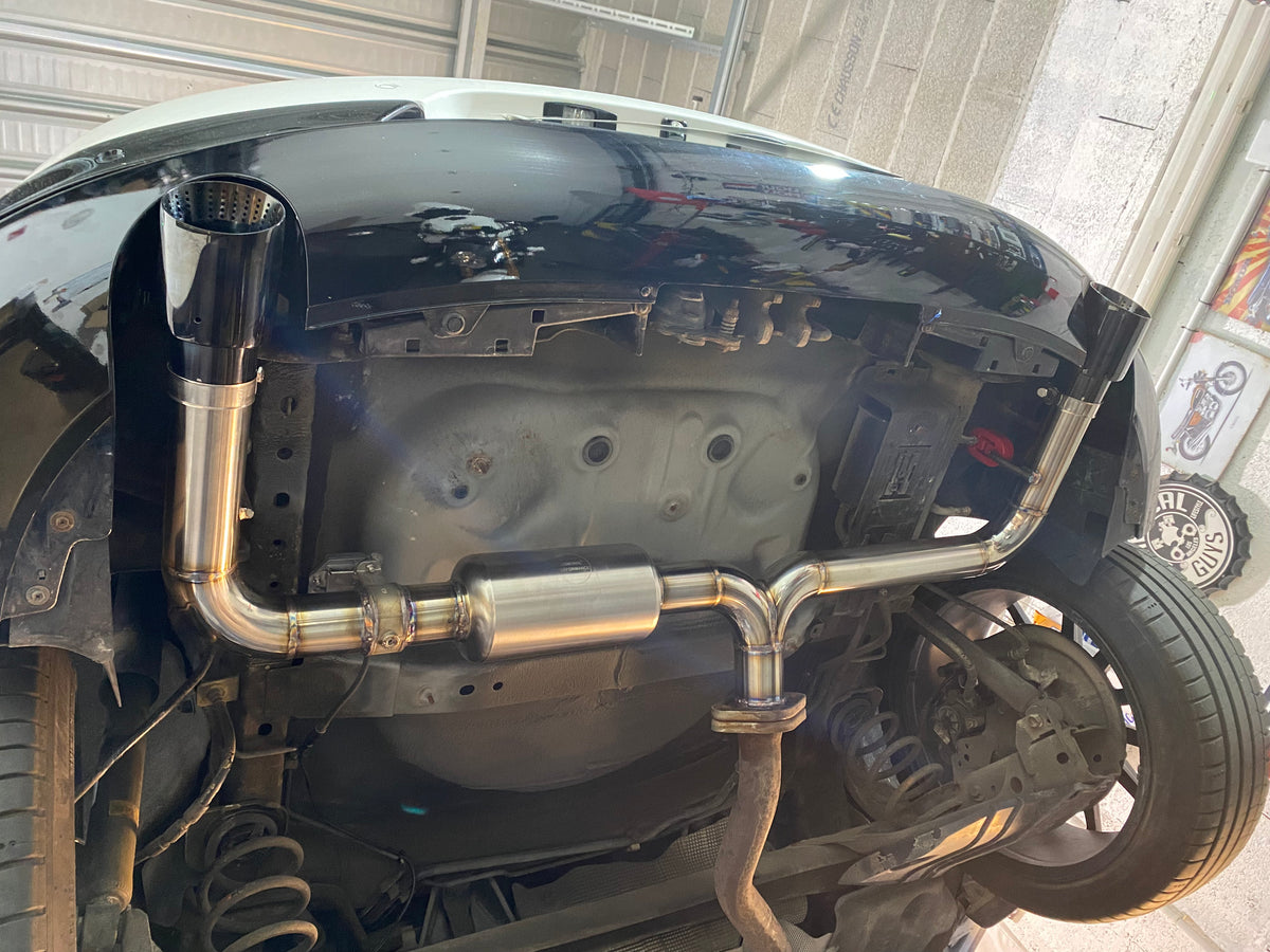 Ligne d'échappement sur mesure Mazda 3 BP – vue 6