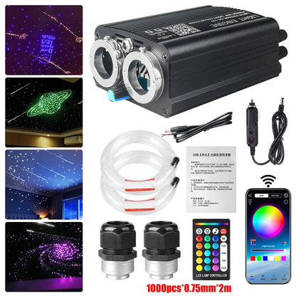 Kit ciel étoilé LED 32W RGBW effet météore multicolore plafond Mazda 3 CX-30 CX-5 - Mazdrive