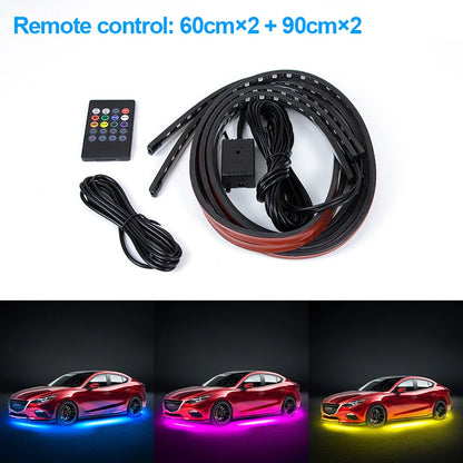 Kit néon LED underglow sous châssis 8 couleurs mode musique Mazda 3 CX-30 CX-5 - Mazdrive