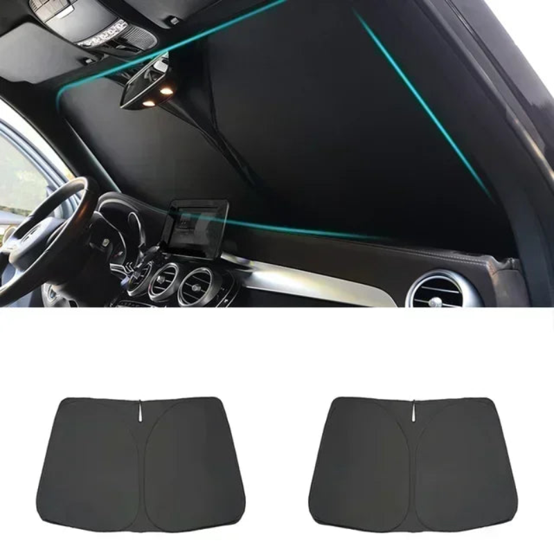 Pare-soleil magnétique sur mesure occultant vitres avant arrière pare-brise Mazda 3 - Mazdrive