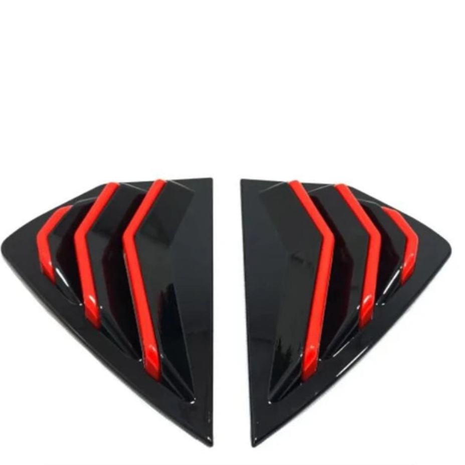 Persiennes vitres latérales louvers noir Mazda 3 4ème génération 2019-2026 style sport - Mazdrive