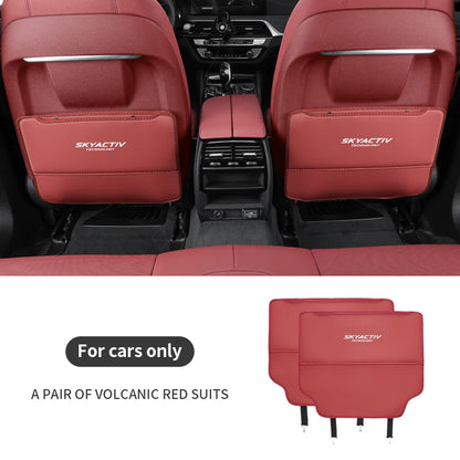 Protection anti-coup pied dossier rangement édition Skyactiv rouge Mazda 3 CX-30 - Mazdrive