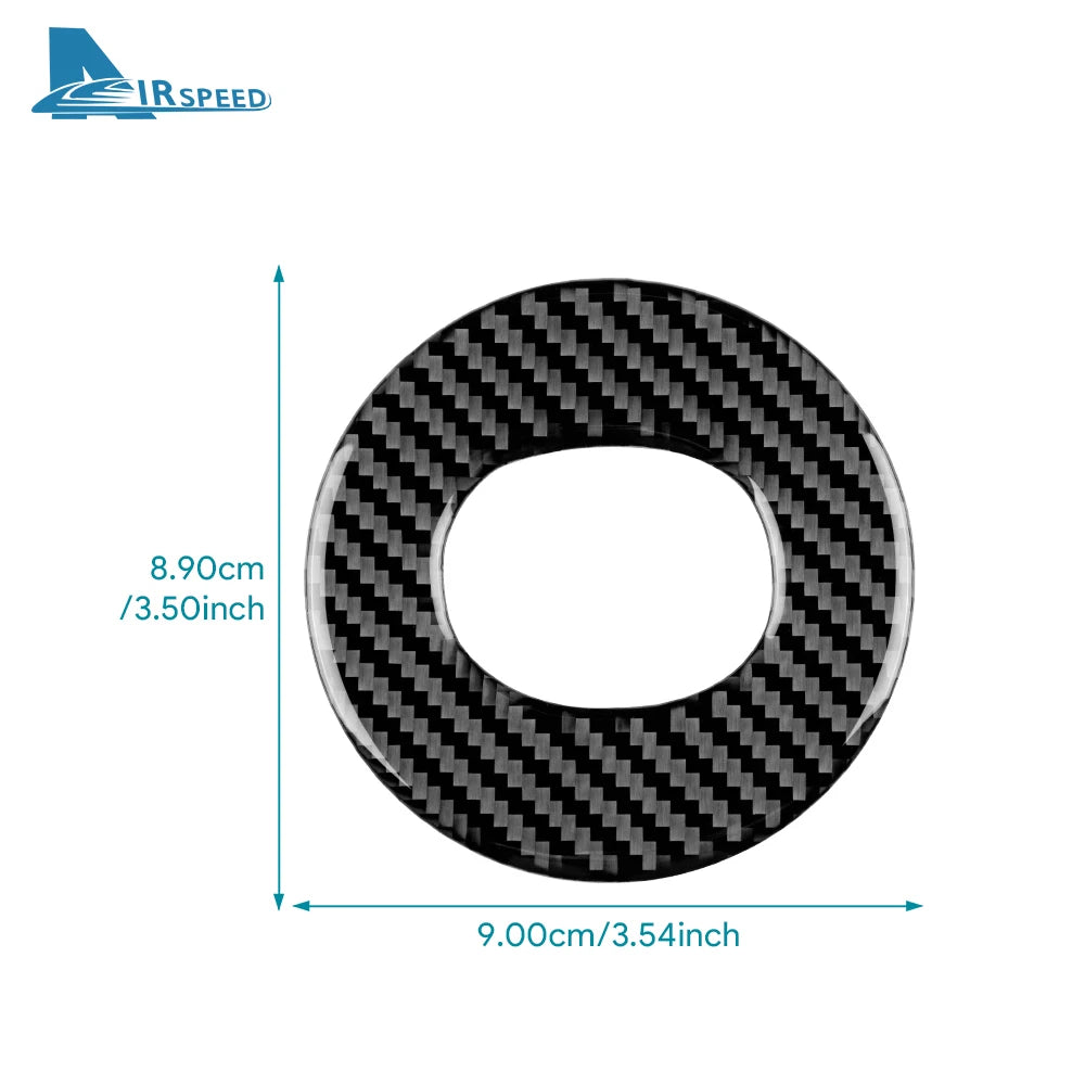 Autocollant fibre de carbone pour centre du volant – Mazda 3 BP & CX-30 – photo 5