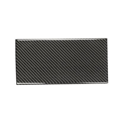 Carbon effect decorative sticker for central cup holder