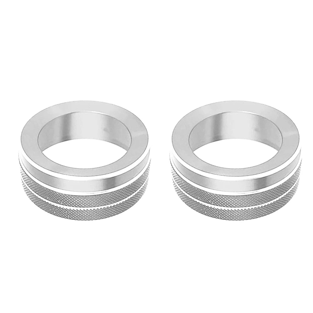 Decorative rings for air conditioning buttons