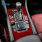 Autocollant fibre de carbone pour panneau de console boîte automatique – Mazda 3 BP – photo 3